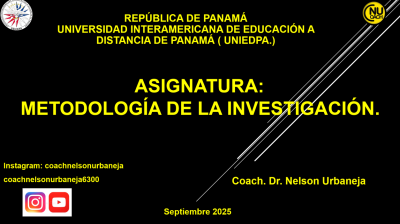 Metodología de la Investigación Prof. Nelson Urbaneja